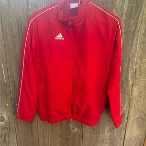 Adidas Kids Bright Red Track Jacket